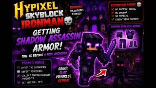 🗡️ **HYPIXEL SKYBLOCK IRONMAN – GETTING SHADOW ASSASSIN ARMOR!** 🗡️