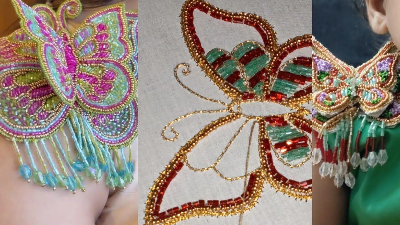 Business idea recreation video 4 butterfly patch work.