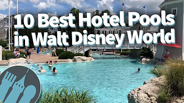 10 Best Hotel Pools in Walt Disney World!