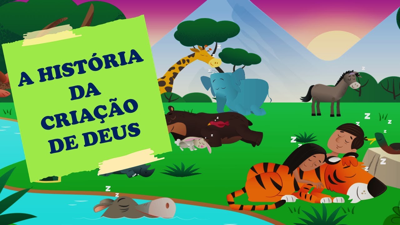 HISTORINHAS BÍBLICAS #1 | HISTÓRIA DA CRIAÇÃO DE DEUS PARA CRIANÇAS | A ...