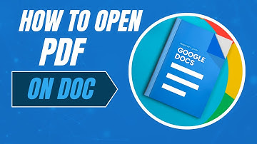 How To Open a PDF In Google Docs