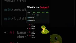 Information Python List pop() Method 🐍 | Guess the Output! 🔥 #Shorts News