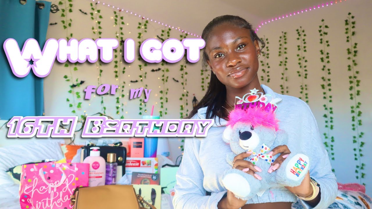 what i got for my 16th birthday haul♡