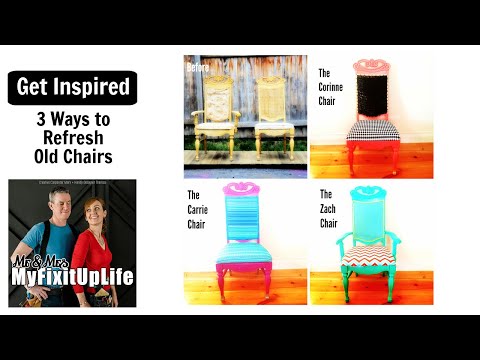 3 Ways to Refresh Old Chairs