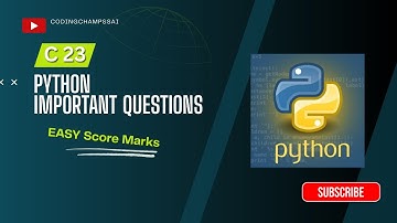 ap diploma C20 & C23 python programming important questions| cme python important questions