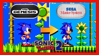 Sonic 2 Genesis Port Recreated on Master System?!