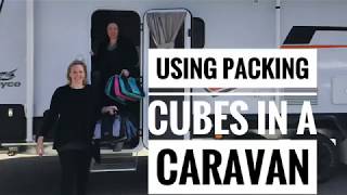 Using Packing cubes in a camper van