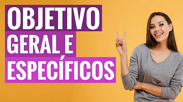 Como fazer os objetivos específicos de um TCC?