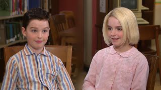 Young Sheldon Watch Iain Armitage And Mckenna Grace Interview Each Other Exclusive