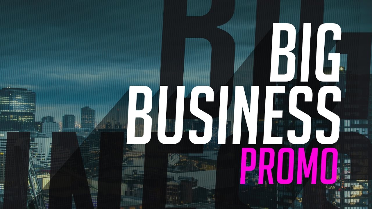 Big Business Corporate Promo After Effects Template YouTube