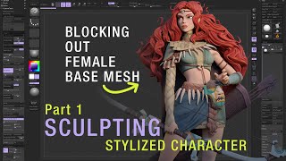 Famous 2D to 3D Sculpting Stylized Character in ZBrush | Timelapse Part 1 Wealth