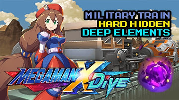 [Global] Mega Man X DiVE - All Hidden Deep Elements: Military Train (Hard)