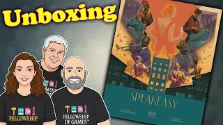 Speakeasy Board Game Unboxing 🍸 | Prohibition-Era Strategy, Components & First Look!