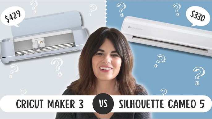 Silhouette Cameo 4 versus the Cricut Maker Craft Machines