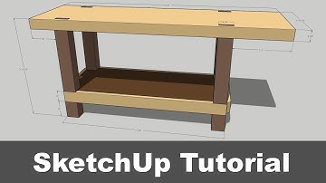 SketchUp Tutorial: Woodworking Workbench