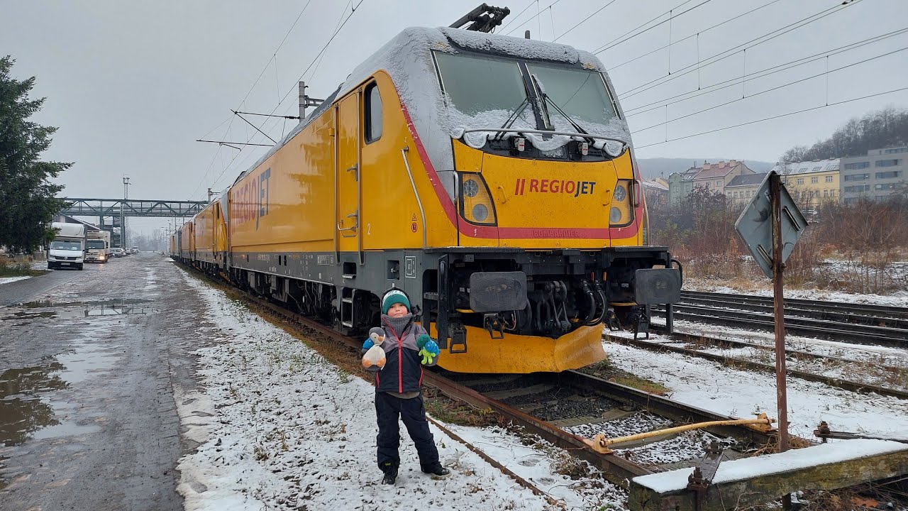 Pražský vlakový maratón den druhý aneb to nejlepší na konec, 9.12.2021 / trainspotting