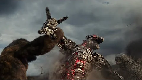 Godzilla Vs. Kong (2021) HD 4K: Kong and Godzilla Team Up against Mechagodzilla