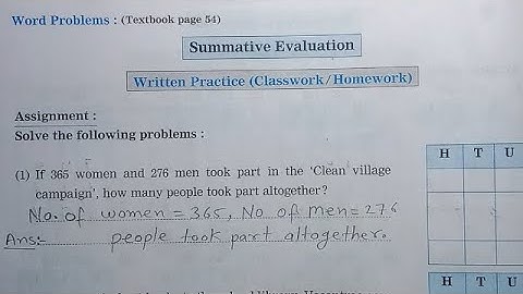 3rd Standard Maths Workbook Chp 10 Addition By Carrying Over Part 3