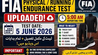 FIA has uploaded Endurance test slips | Important instructions explained 