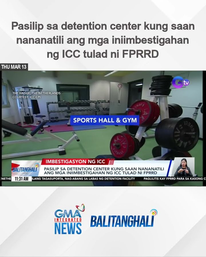 Pasilip sa detention center kung saan nananatili ang mga iniimbestigahan ng ICC... | Balitanghali