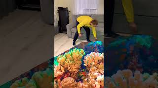 Ocean ? in my floor.How? Special 3d effect. shorts youtubeshorts