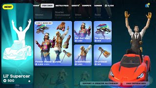 NEW Lil' Supercar Emote & ALIEN Skins | Fortnite Item shop 4-25-2024