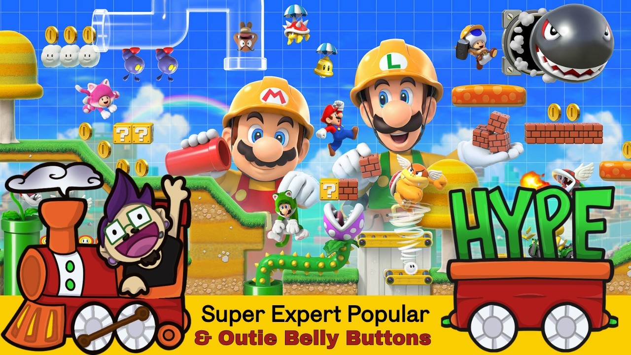 SMM2 Super Expert Popular and Outie Belly Buttons