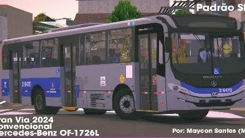 Mascarello Gran Via 24 MB 1726L SPTrans | Mod - Map [SP Area 7] Proton bus Simulator