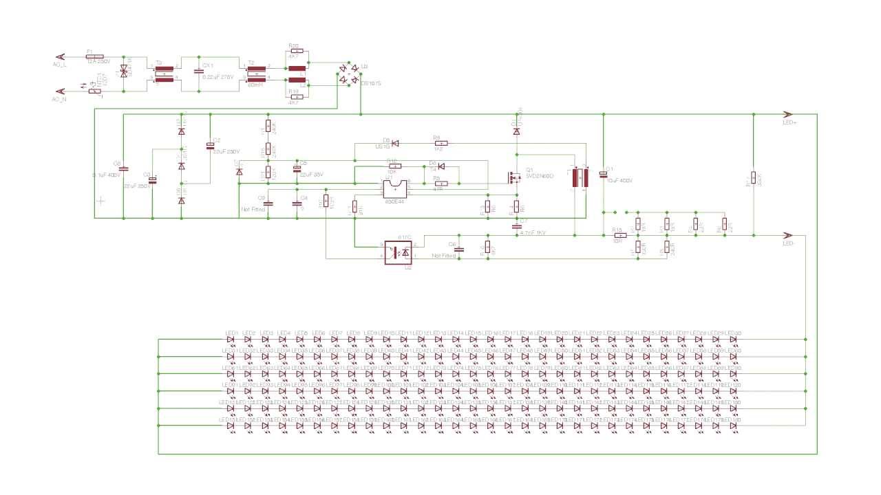 Ecolite LED tube driver (LFF312) miniteardown and schematic YouTube