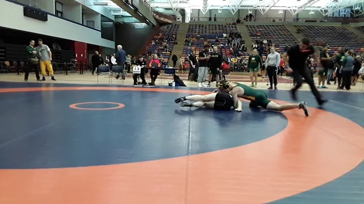 2016 Dino Invitational: 72 kg Lucas Hoffert vs. Br...