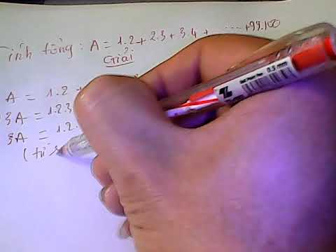 TÍNH TỔNG A= 1.2+2.3+3.4+4.5+......+99.100 VÀ B= 1^2+2^2+3^2+..... - youtube