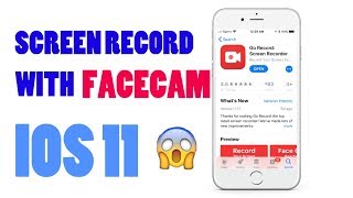 SCREEN RECORDER WITH FACECAM IS IN THE APP STORE FOR IOS 11! screenshot 5
