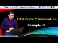DFA State Minimization - Example 2