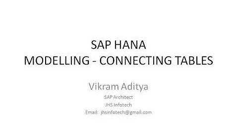 SAP HANA Inner Join