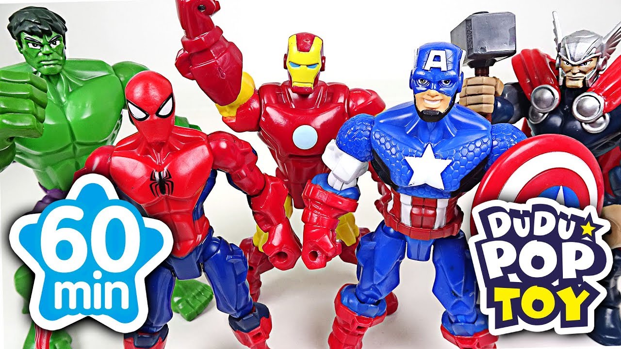 May 2017 TOP Videos 60min Go! Avengers, PJmasks and Transformers - DuDuPopTOY - YouTube