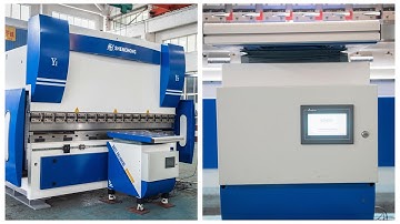 Follow up front support device press brake bending video