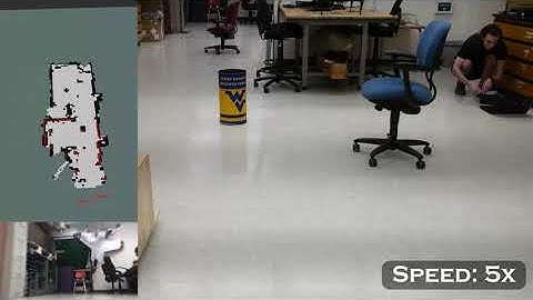 Exploration with a tethered mobile robot