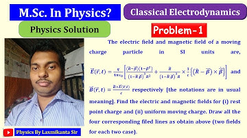 Problem-1= Classical Electrodynamics Semester-2 (MSc in Physics)