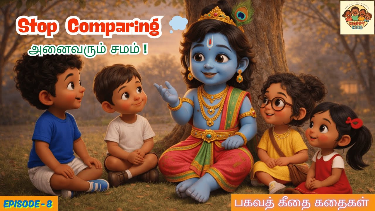 கிருஷ்ணர் சொல்லும் பகவத்கீதை பாடம் | Krishna’s Lesson Humility | Bhagavad Gita Tamil Story for Kids