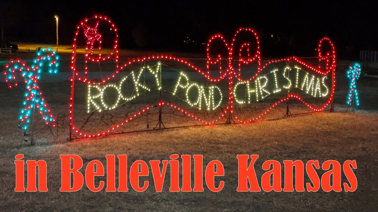 ROCKY POND at Christmas Belleville Kansas Christmas Light Display
