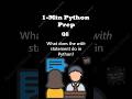 1-min Python Prep Q8 - What does the with statement do in Python? #pythoninterview #pythonquiz