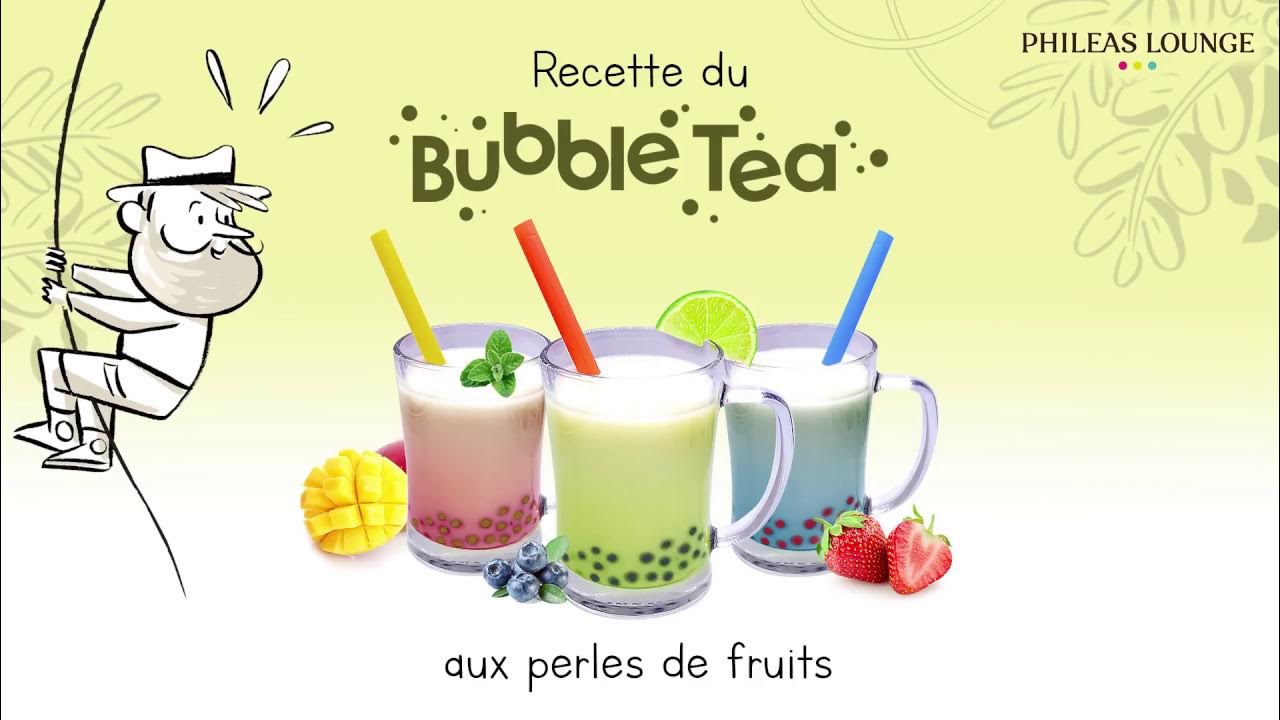 Recette Bubble Tea aux Perles de fruits - YouTube