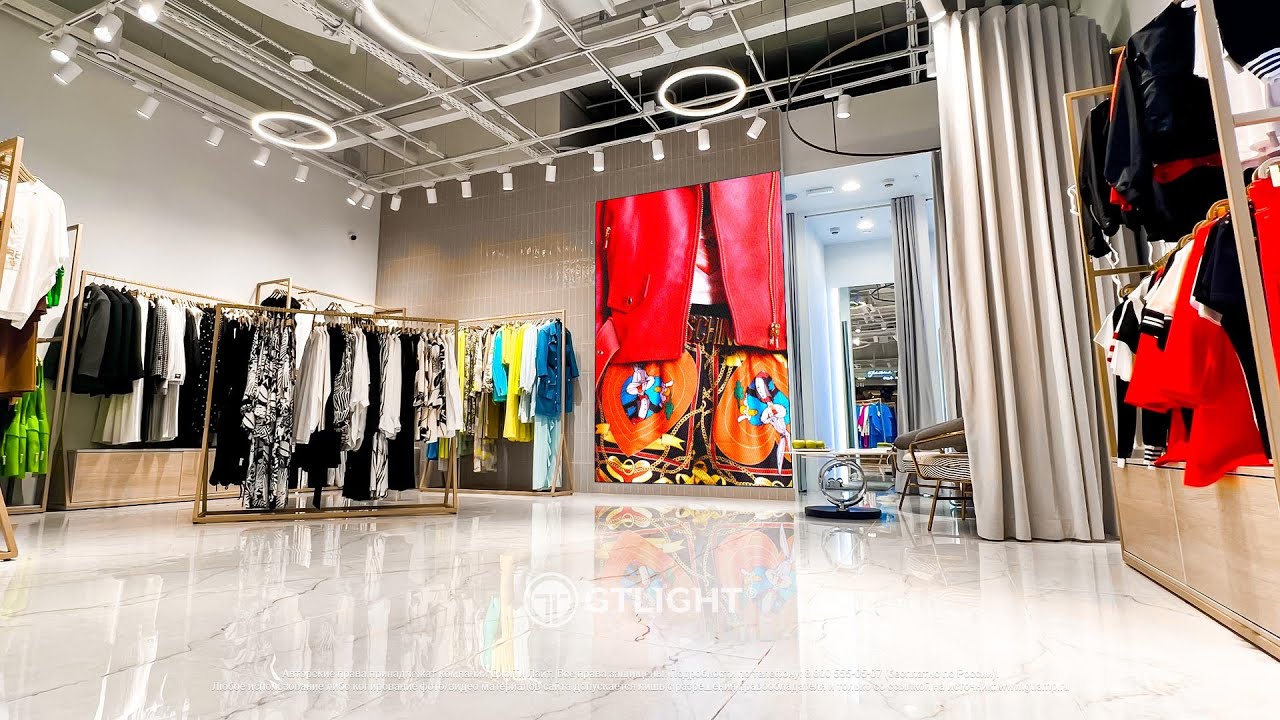 Светодиодный экран для магазина, Москва, ТЦ «Афимолл Сити», «Infinity ...