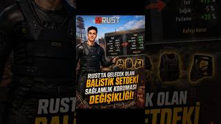Rustta Gelecek Olan Yeni Balistik Set Sağlamlık Koruması Değişikliği Set Nerflendi #rust #shorts #ai