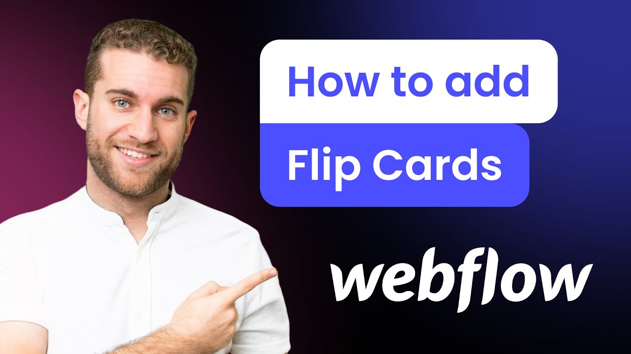 How to add a Flip Cards to Webflow - YouTube