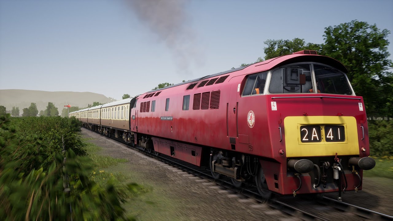 Train Swim World West Somerset Railway Class 52 YouTube