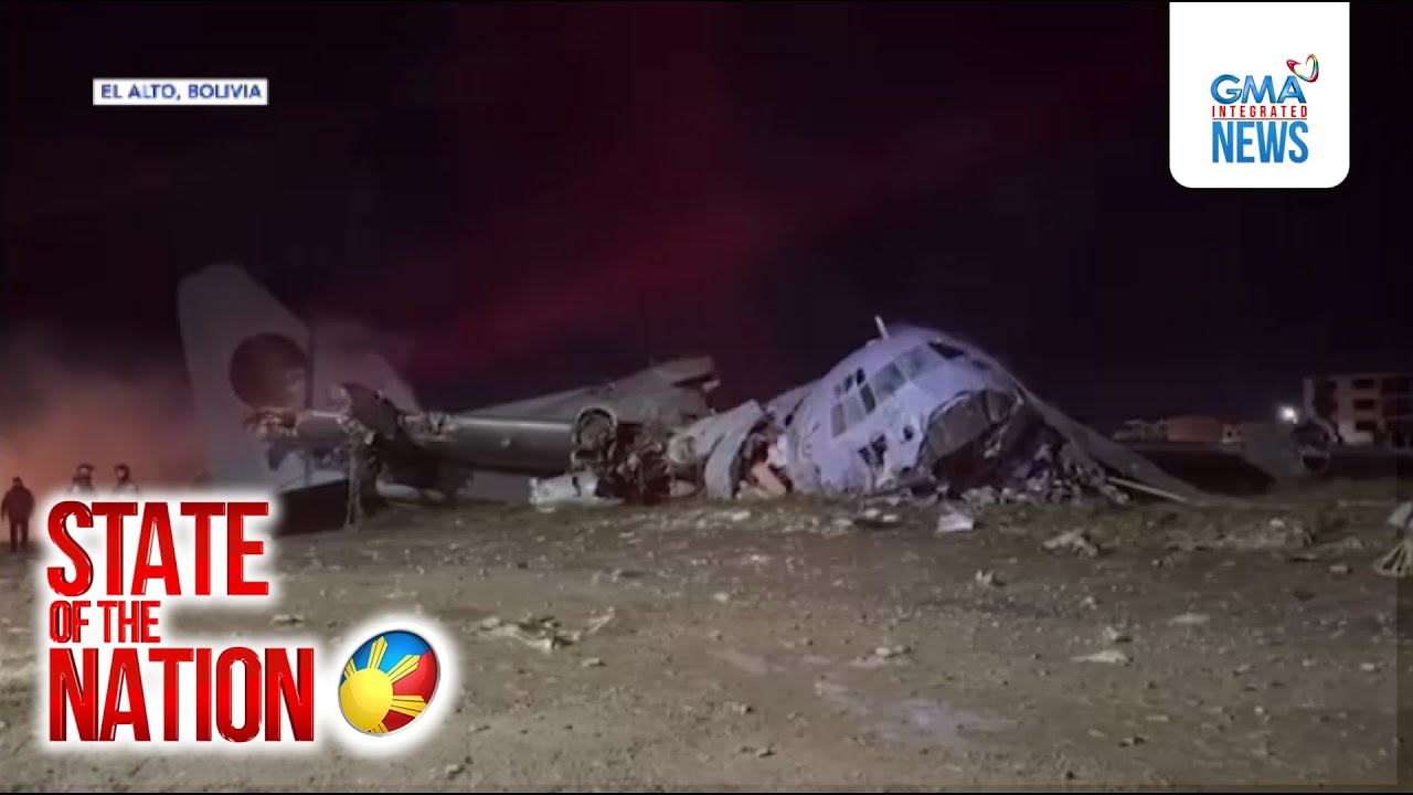 20 patay sa pagbagsak ng air force plane; kargang mga bagong salapi, pinagkaguluhan | SONA