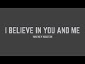 Whitney Houston I Believe In You And Me Film Version Lyrics mp3