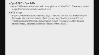 Route Servers, Mergers, Features and More