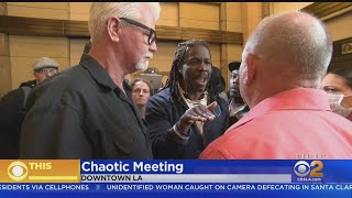 Shouting Match Shuts Down Sheriff's Civilian Oversight Commissioner's Meeting